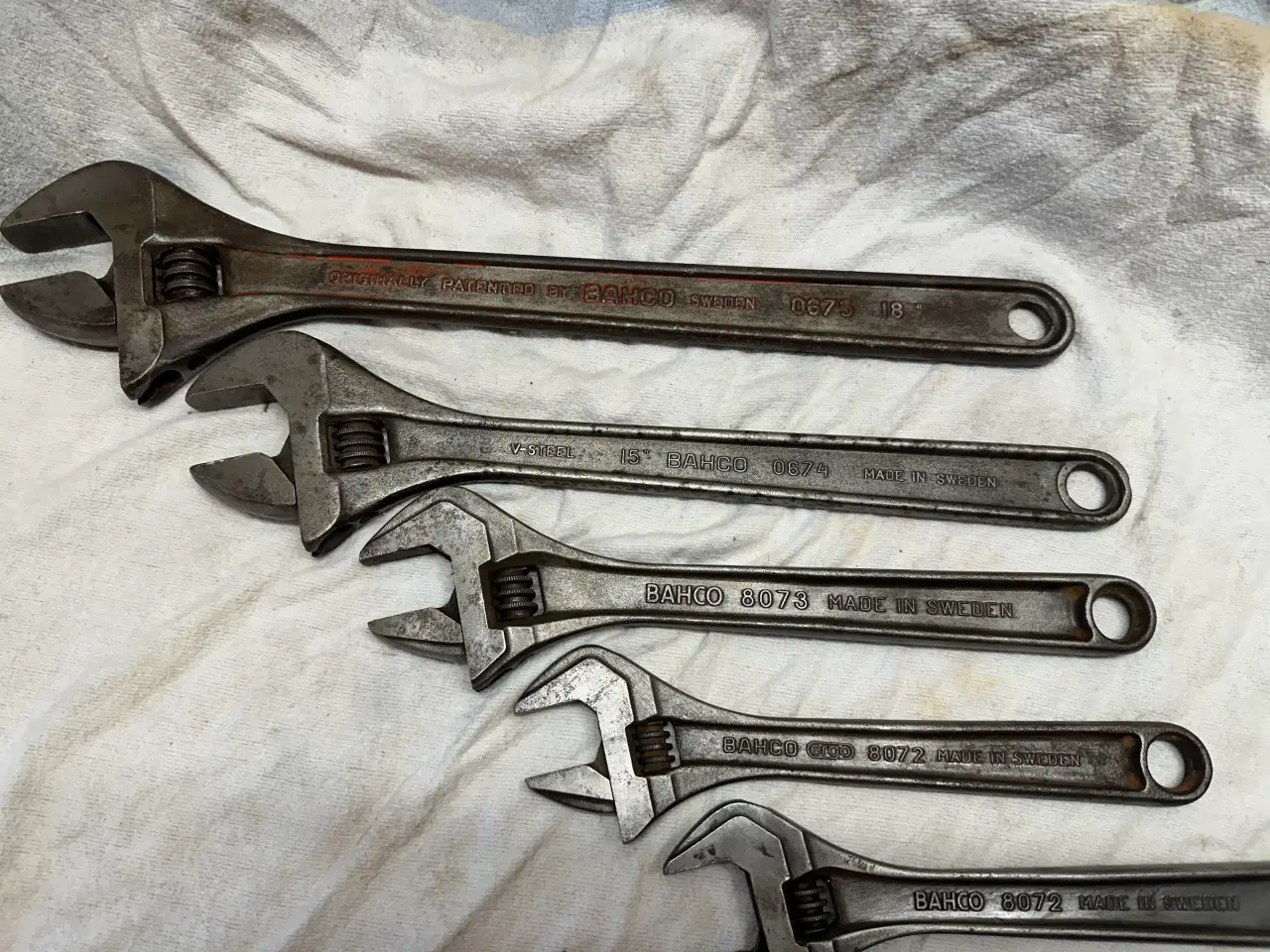 Billede 2 - 8 stk. Bahco svensknøgler / skiftenøgler