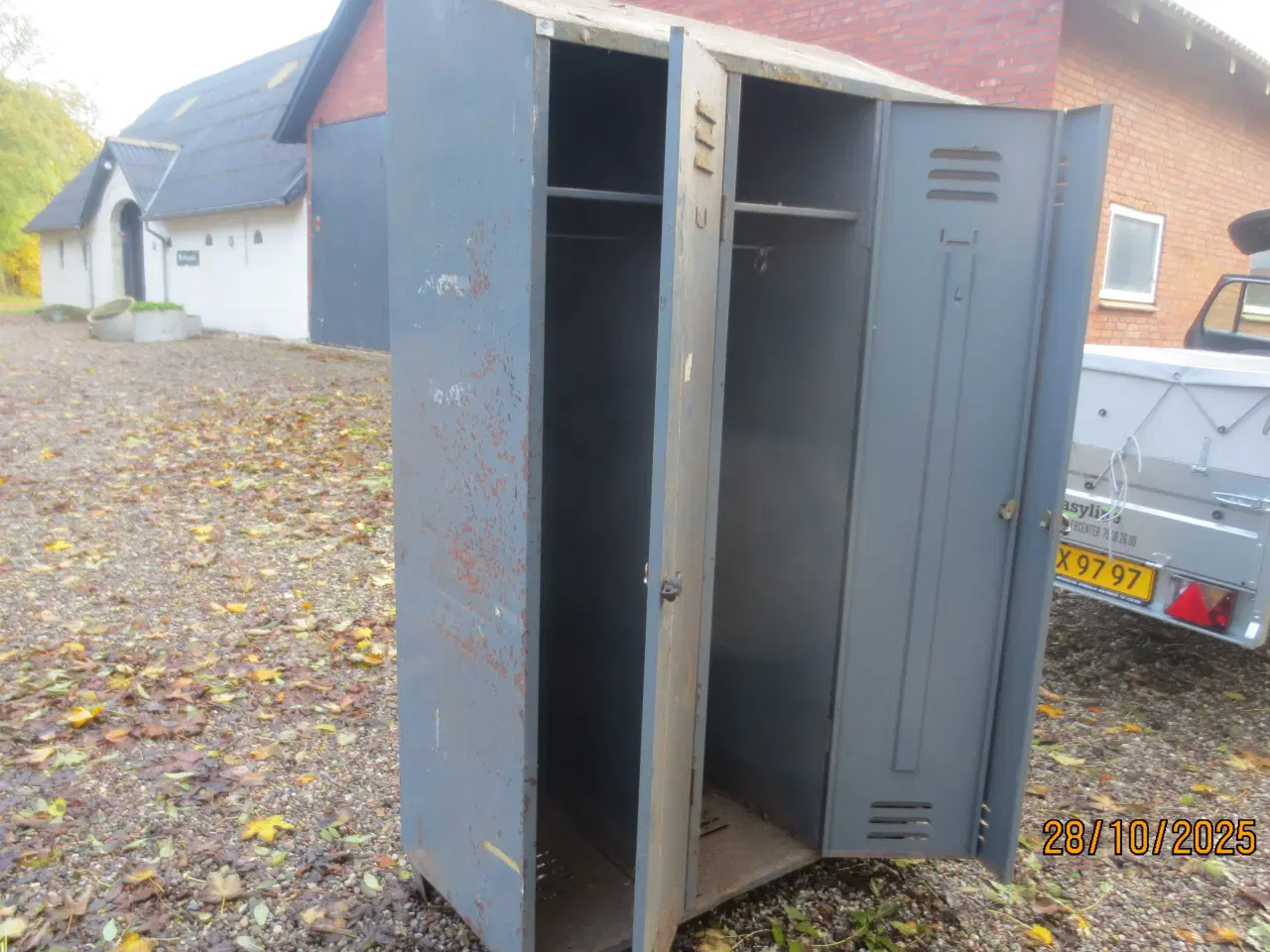 Billede 5 - 1 stk Blika Stålskab med 3 låger