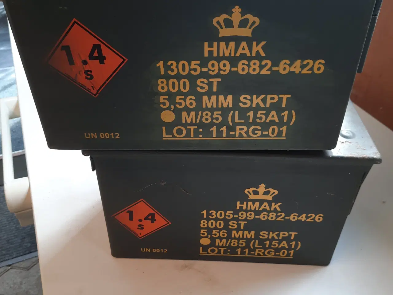 Billede 1 - Militær-ammitions kasser sælges