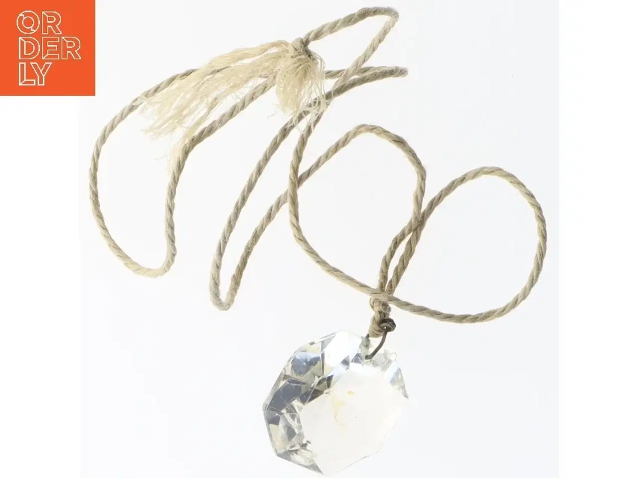Billede 3 - Krystal vedhæng med snor (str. Ø 2,5 og 50 cm)