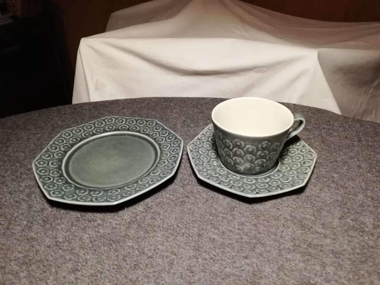 Billede 2 - Azur stentøj kopper, marmeladekrukke, fade m. m