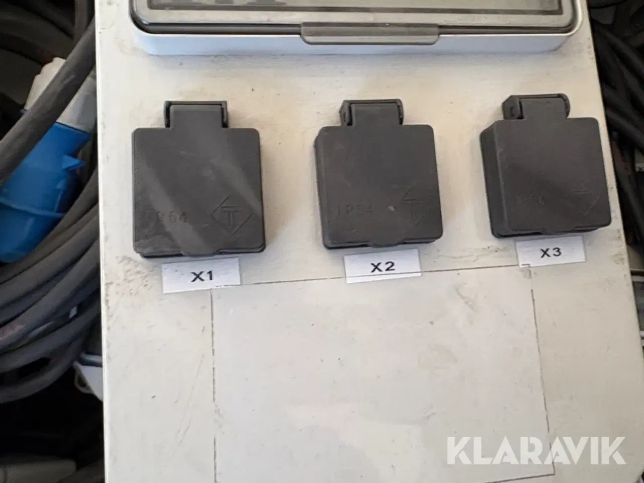 Billede 9 - Standtavle CEE16-1P-13A 5styk 1P luset til 3 udtag