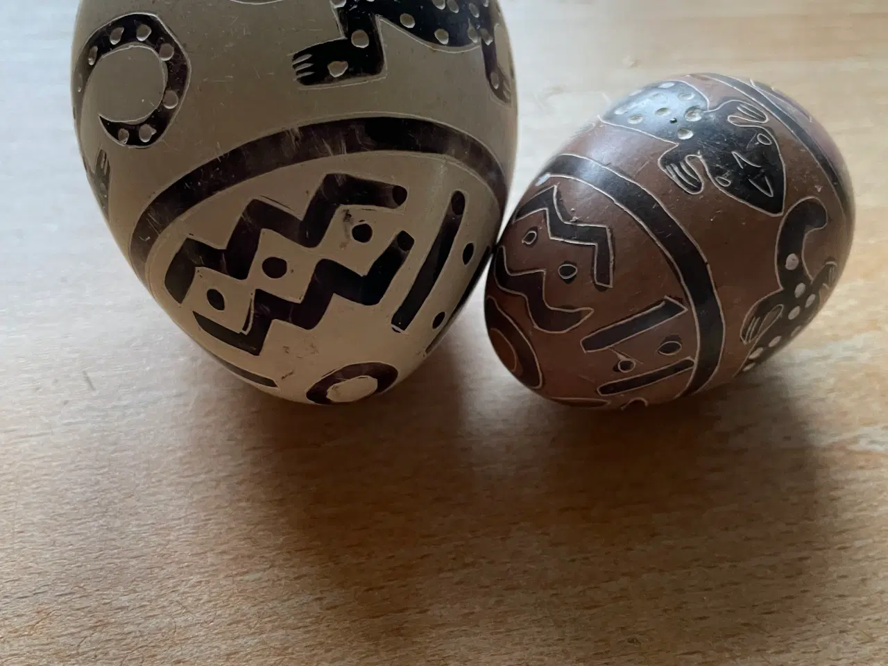 Billede 4 - Marmor æg med dekorationer