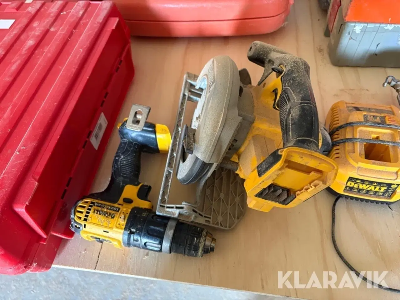 Billede 3 - Lot med blandet elværktøj Hilti, Dewalt, Tjep, Makita med flere
