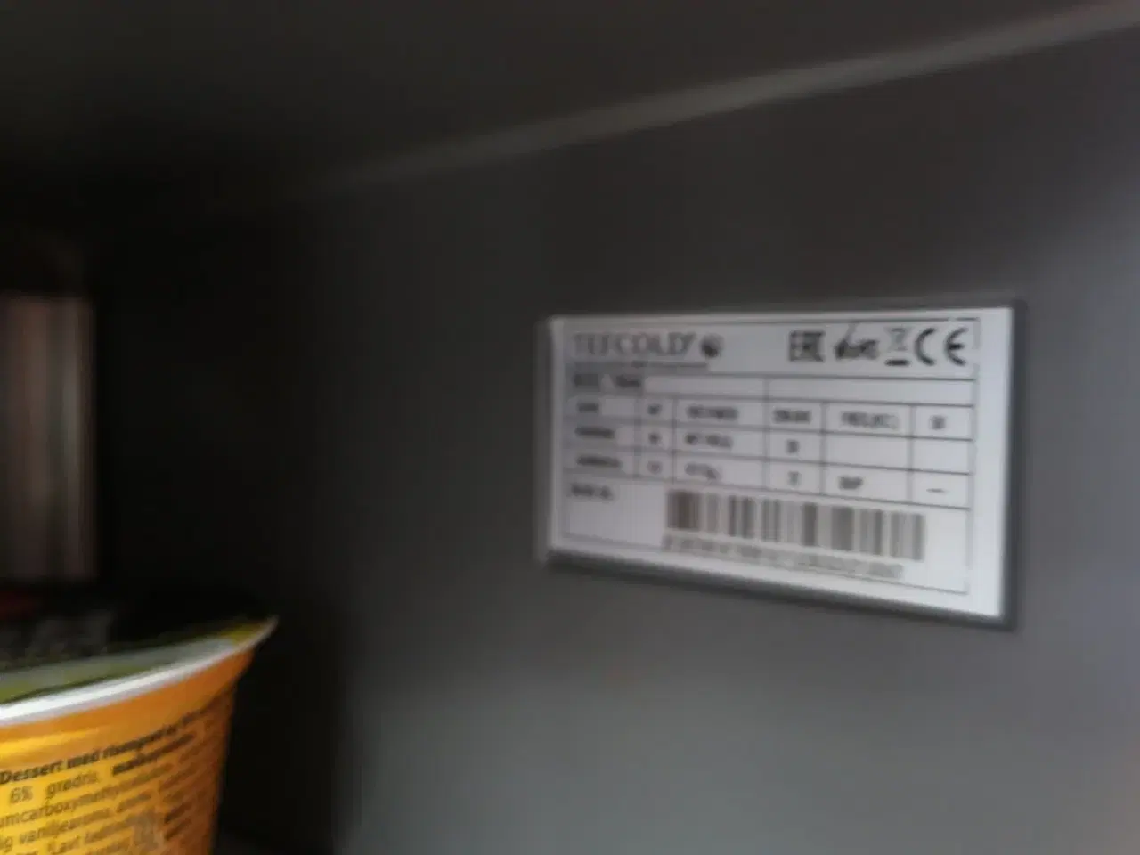 Billede 6 - Køleskab TEFCOLD m. glaslåge