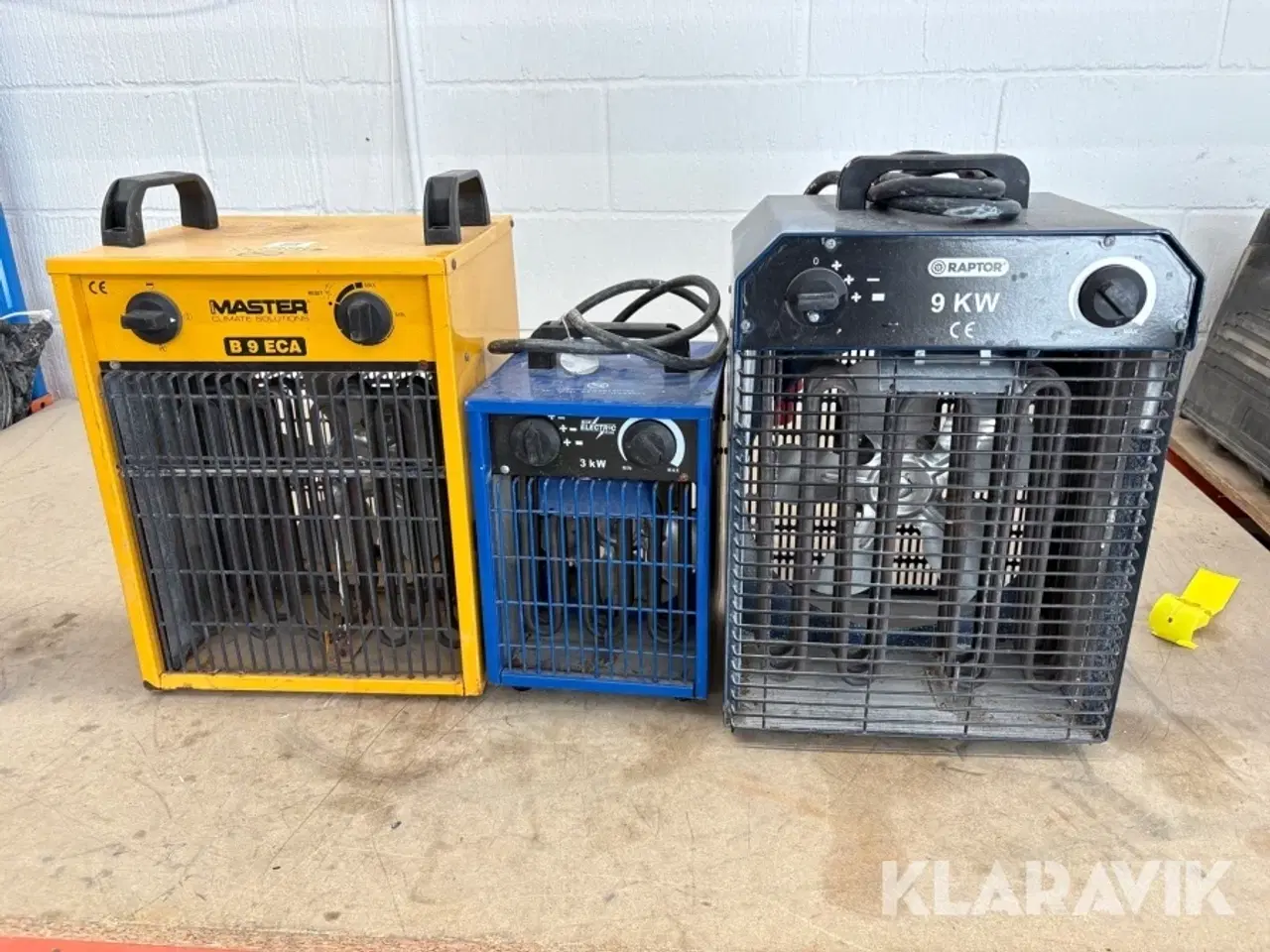Billede 1 - Varmeovne 3styk 400V, 400V, 230V