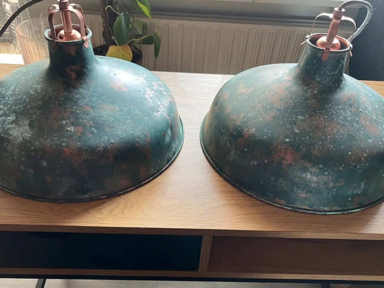 Billede 3 - Unikke Håndmalede Lamper i Ø38 H24 i Oxidere