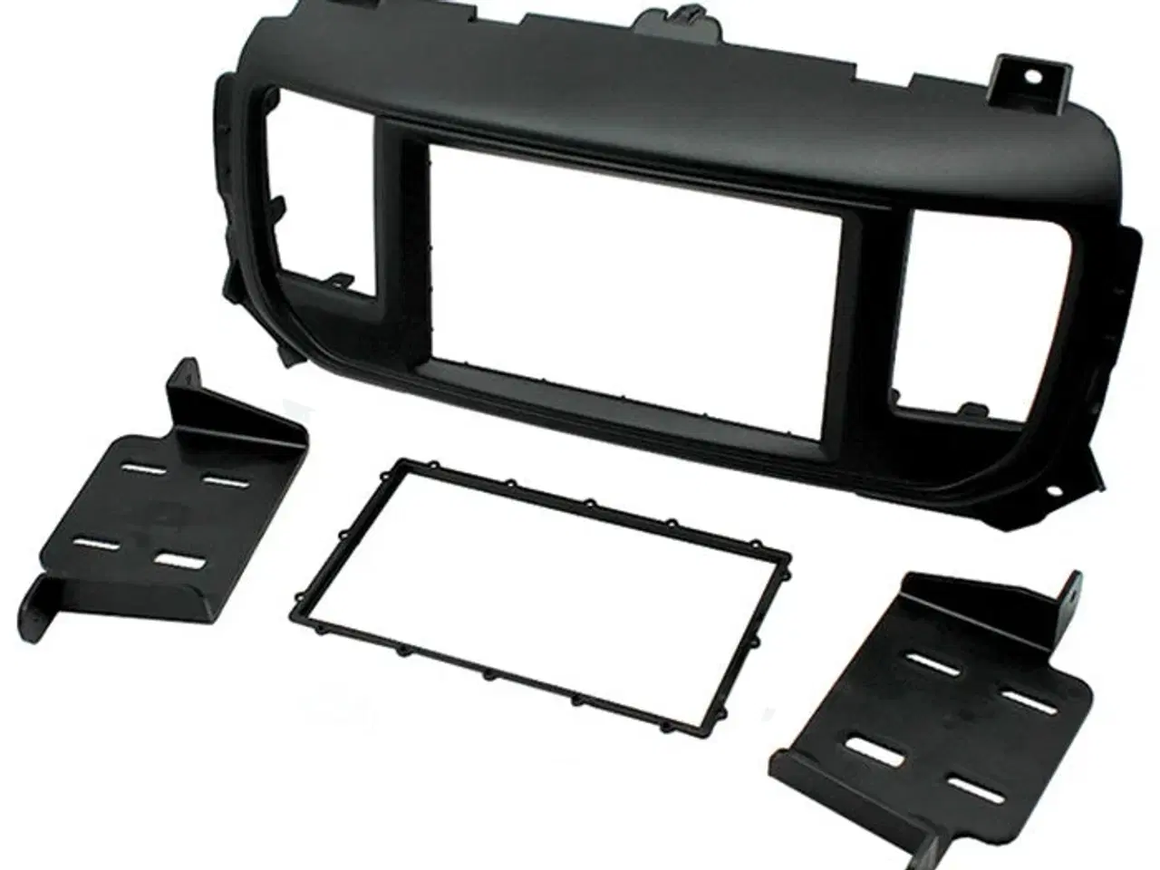Billede 1 - 2-DIN radioramme Citroen/Opel/Peugeot/Toyota 2016- sort