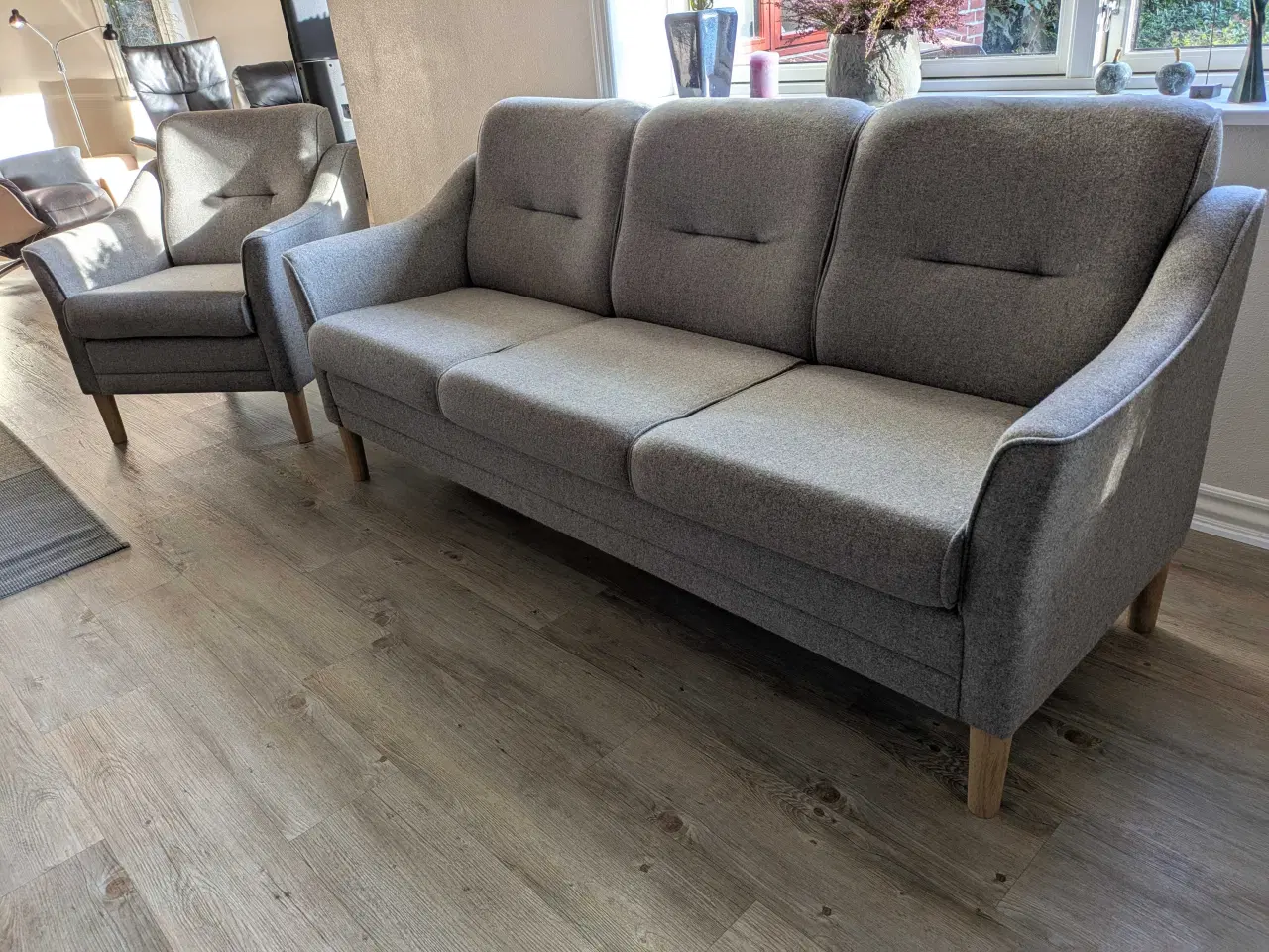 Billede 1 - 3 pers.Kos sofa+2*1 pers.stole.