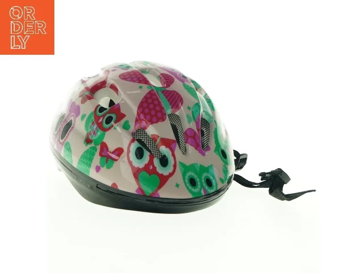 Billede 1 - Børne cykelhjelm med ugler