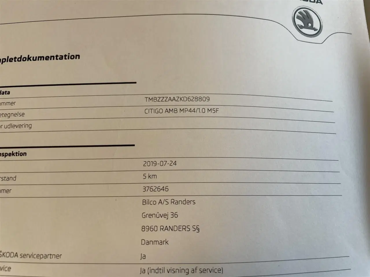 Billede 17 - Skoda Citigo 1,0 MPI Style Sport 60HK 5d