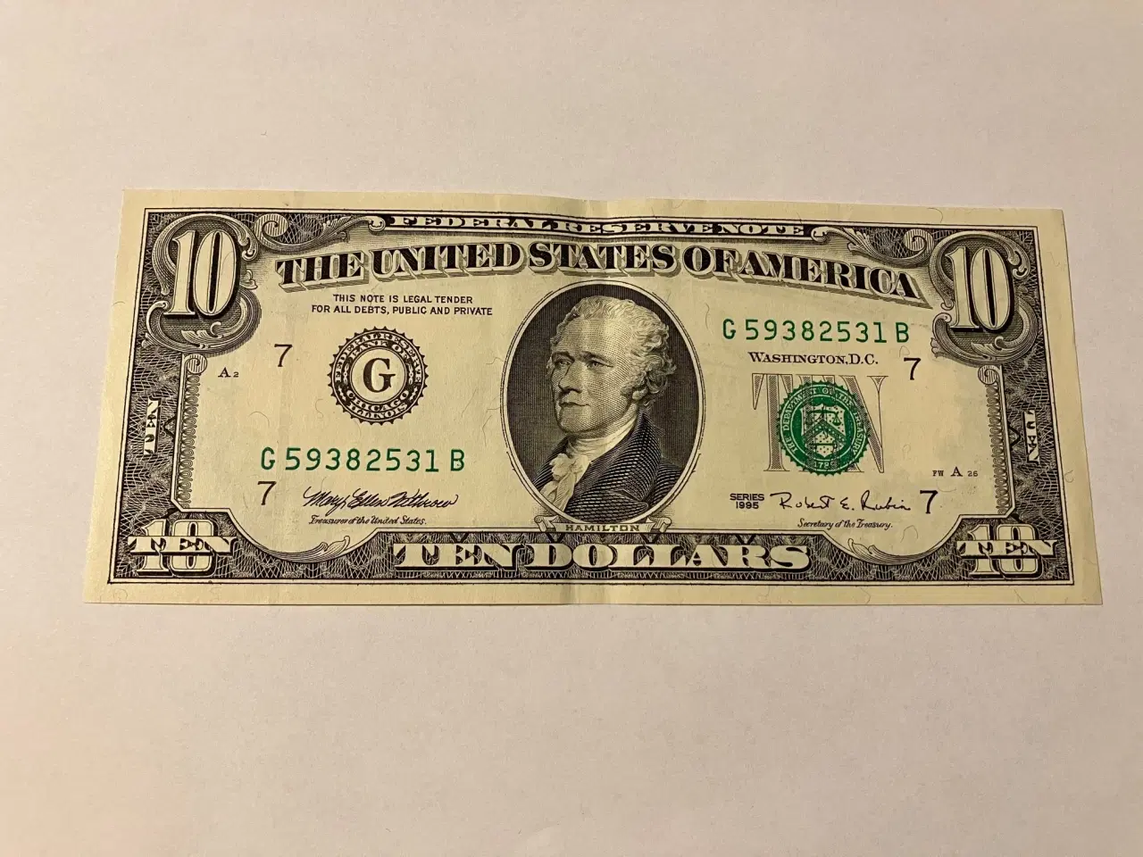 Billede 1 - 10 Dollars 1995 USA