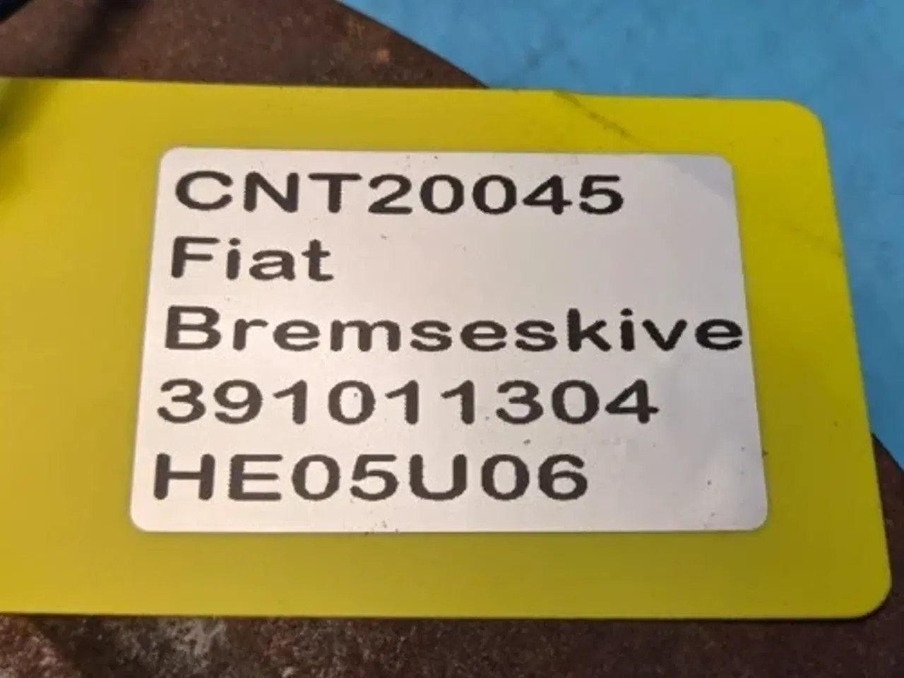 Billede 12 - Fiat Bremseskive 391011304