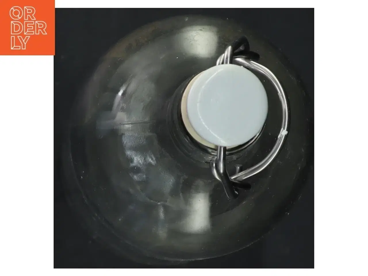 Billede 2 - Glasflaske med patentlåg fra IKEA (str. 29x9 cm)