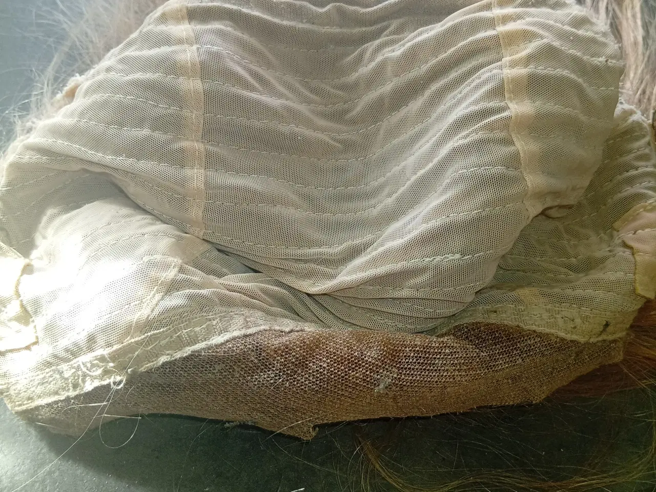 Billede 2 - Paryk Blond Ægte hårs.