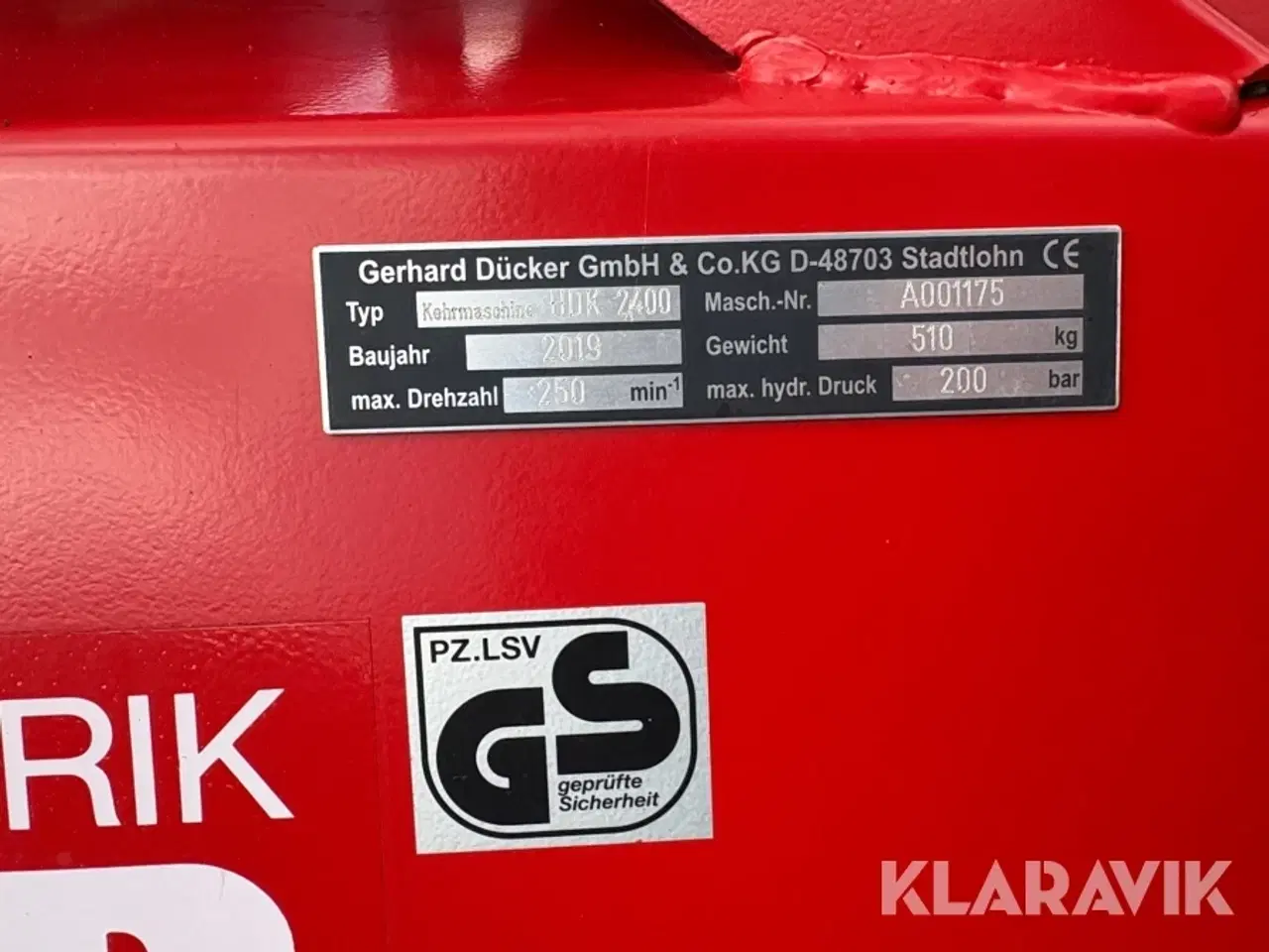 Billede 5 - Kost Gerhard Dücker HDK 2400