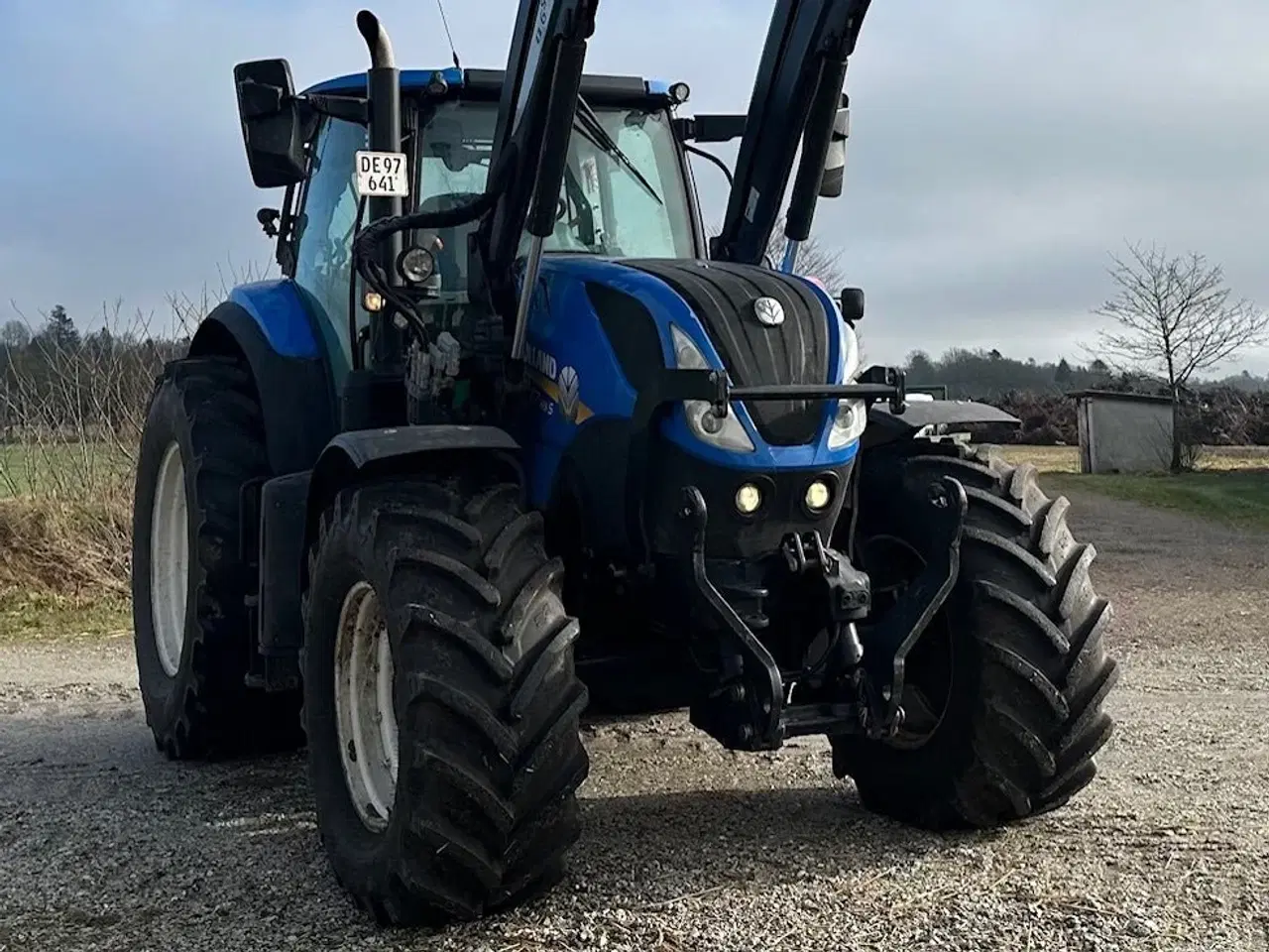Billede 5 - New Holland T7.165 Med ÅLØ Q65 frontlæsser, frontlift og hitch krog