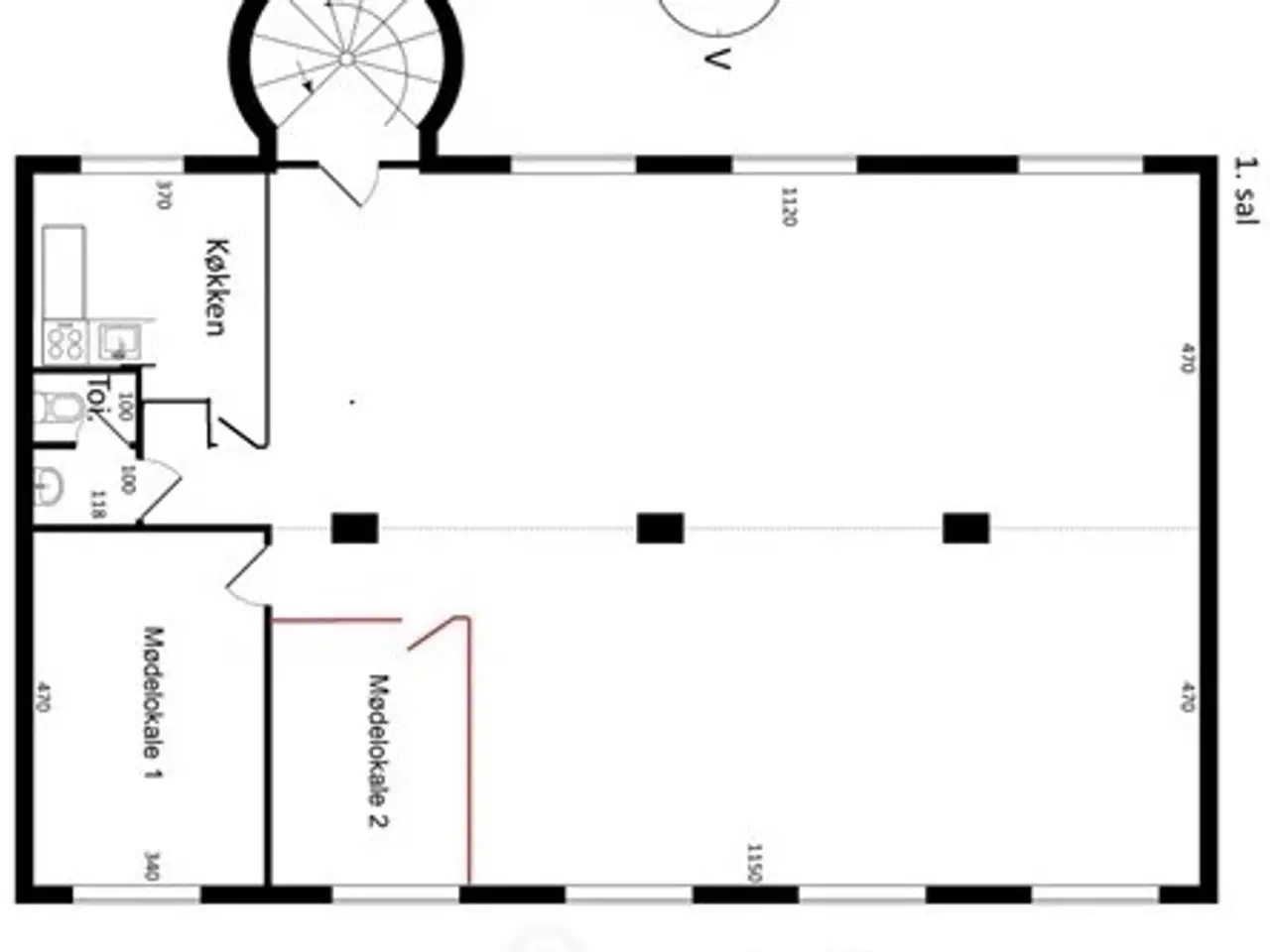 Billede 10 - Et unikt lejemål med atmosfære og suveræn beliggenhed midt i Frederiksstaden.
