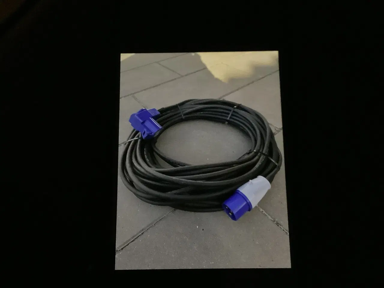 Billede 2 - CEE kabel med schukoudtag 25 meter 