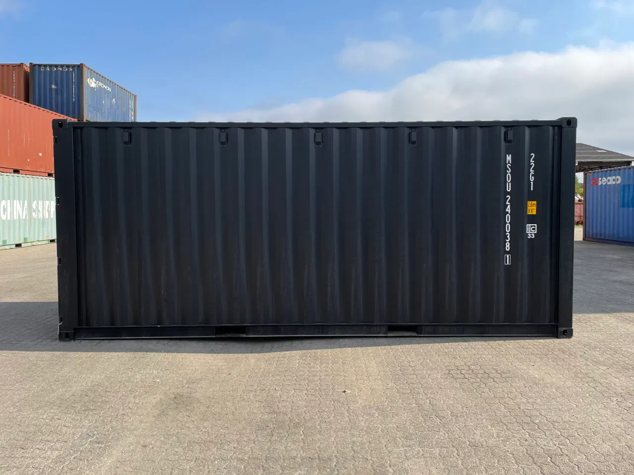 Billede 4 - NY SORT - 20 fods containere med eller uden isoler