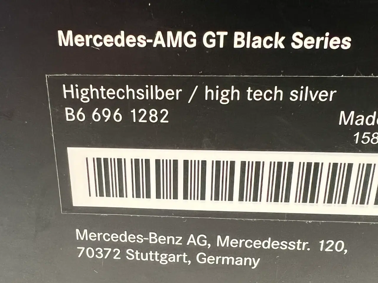 Billede 14 - 2020 Mercedes AMG GT Black Series Coupé - 1:18