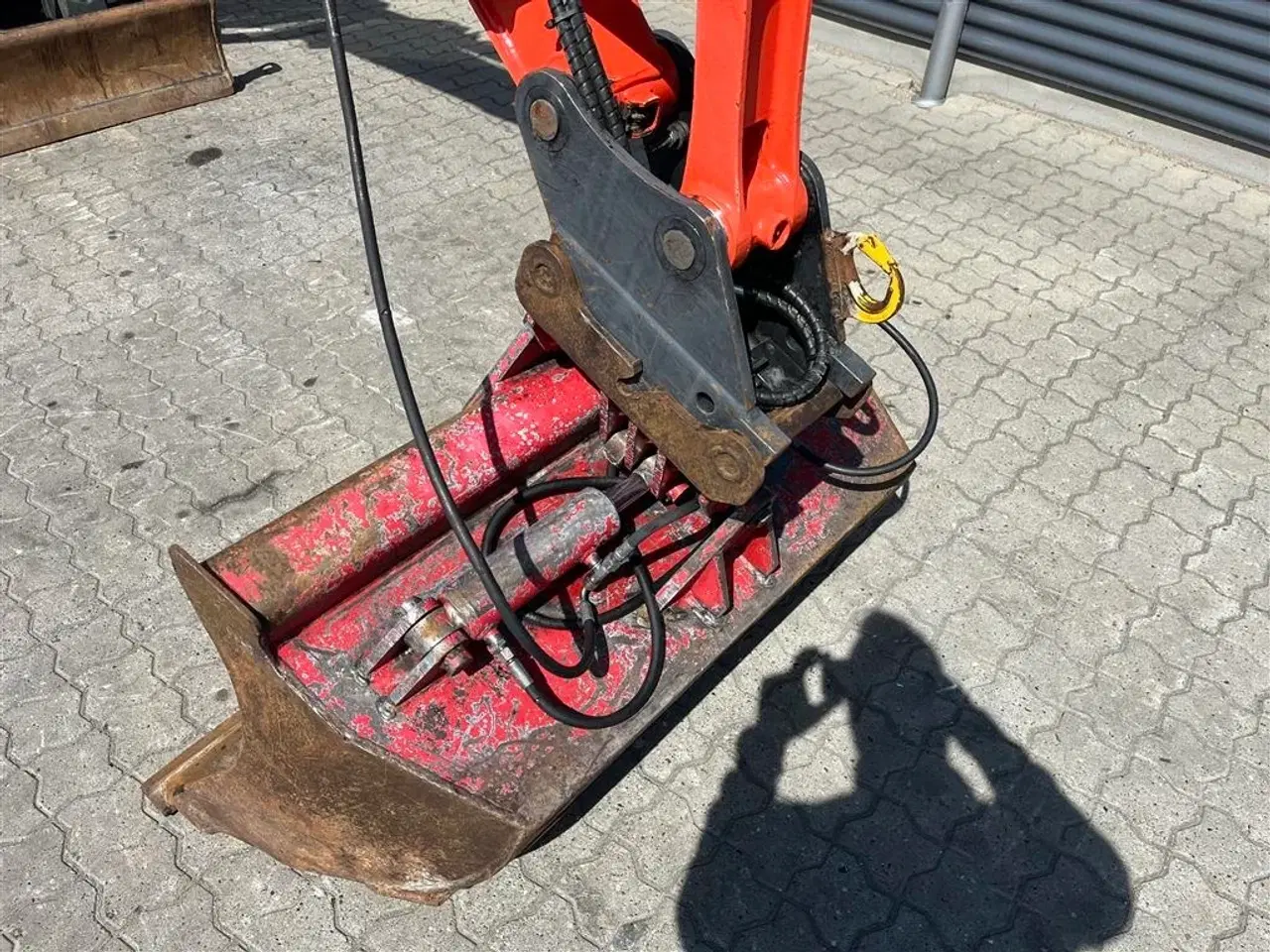 Billede 4 - Kubota Kx042-4 Hydraulisk fæste med kipbar planerskovl Kun kørt 1382T