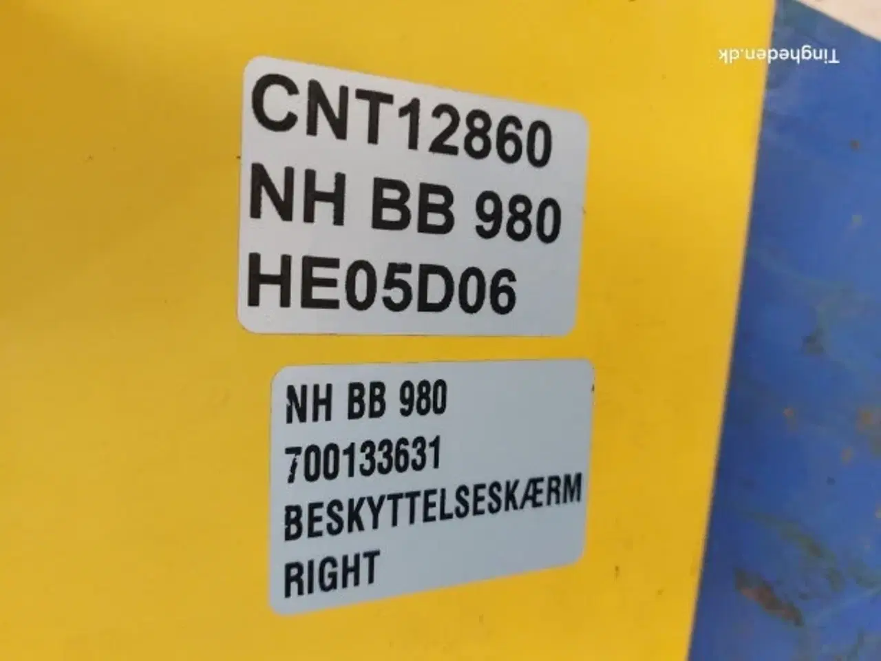 Billede 10 - New Holland BB 980 BESKYTTELSESKÆRM RH 700133631