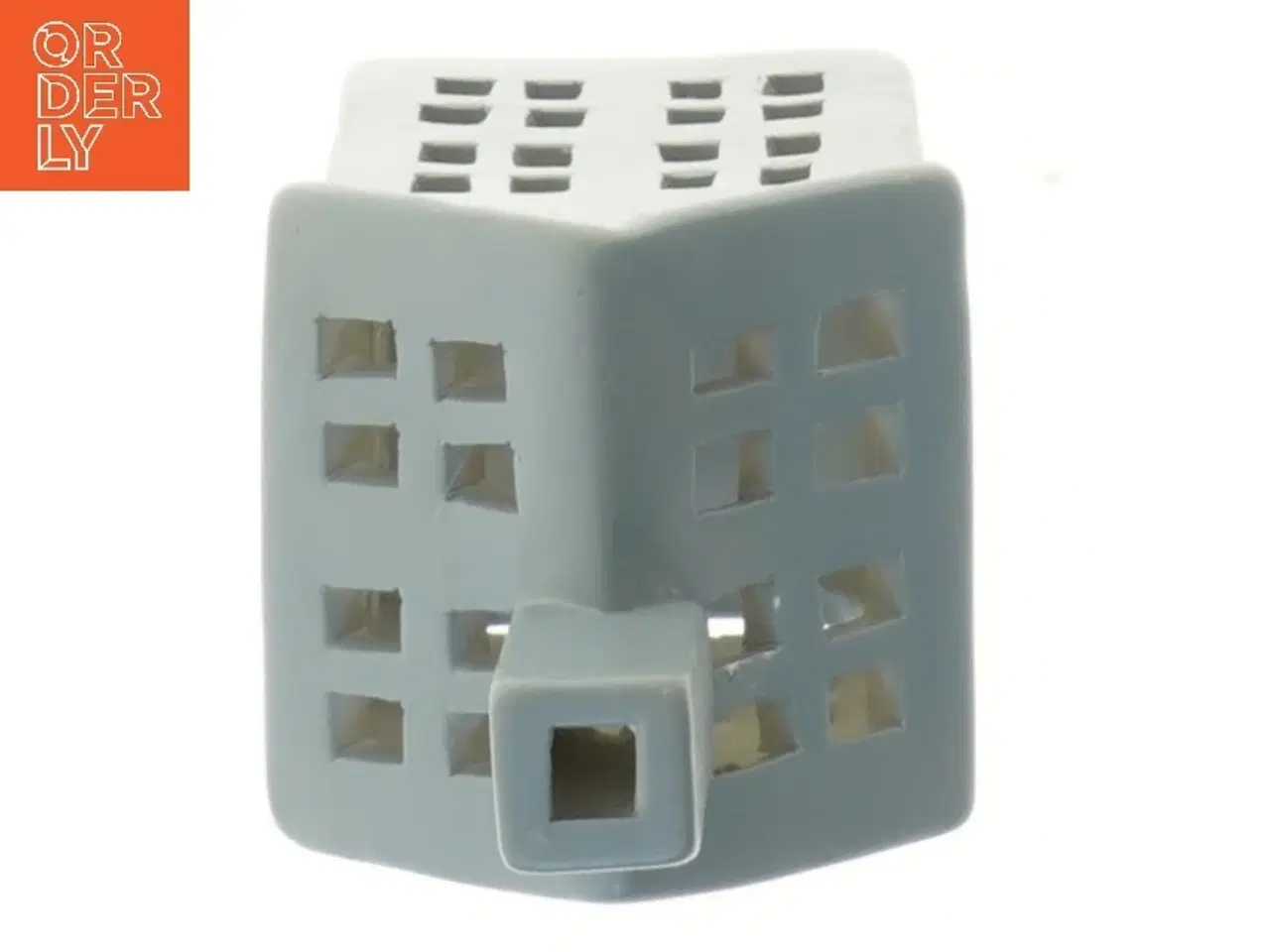 Billede 4 - Porcelænshus til lys fra Kj Collection (str. 18x7x7 cm)