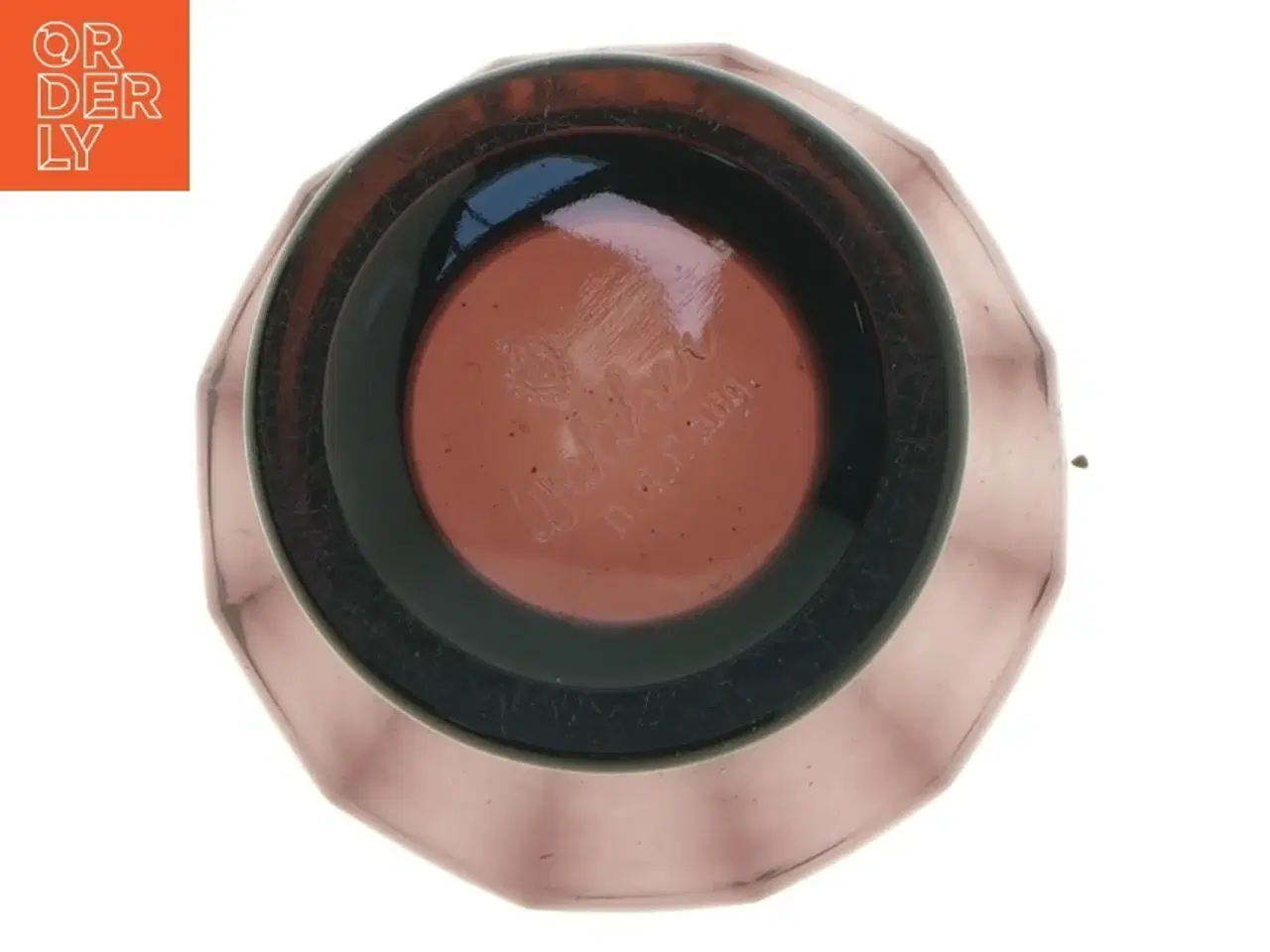 Billede 3 - Antik ametyst Glasvase med guldbånd fra Walther (str. Ø 10 cm)