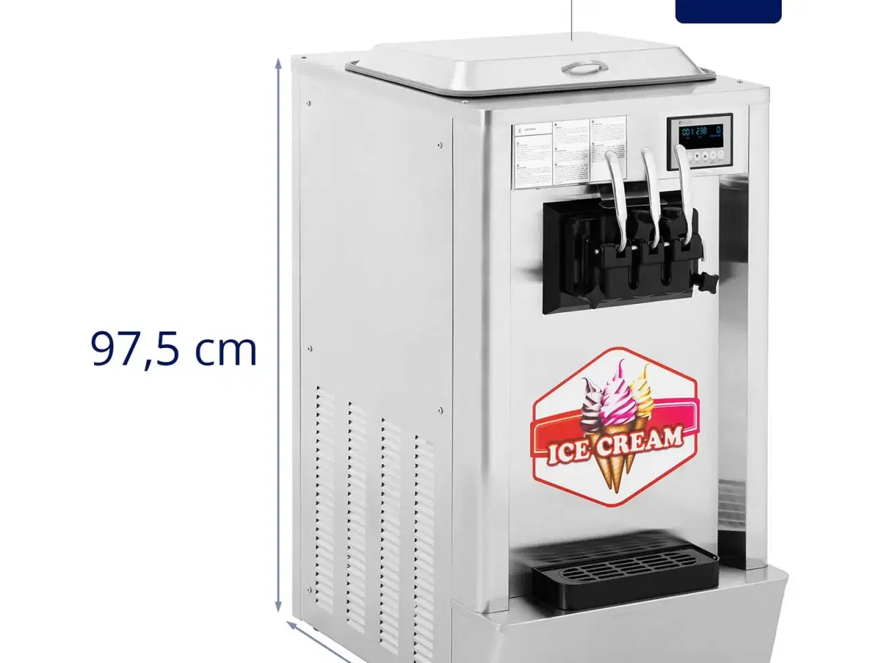 Billede 6 -  Softicemaskine 1550 W – 23 L pr. time