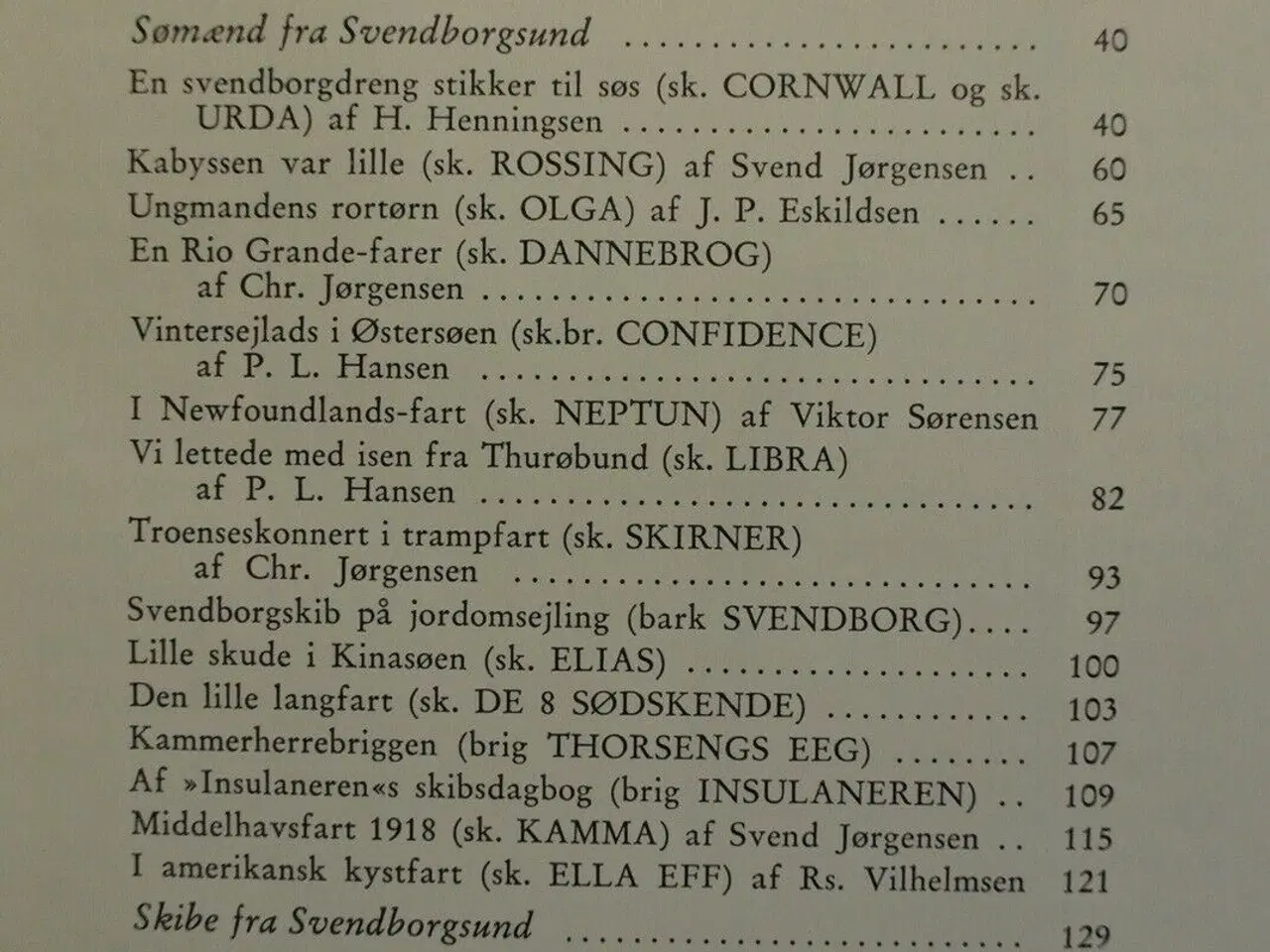 Billede 2 - skibe og søfolk fra svendborgsund, af f. holm-pete