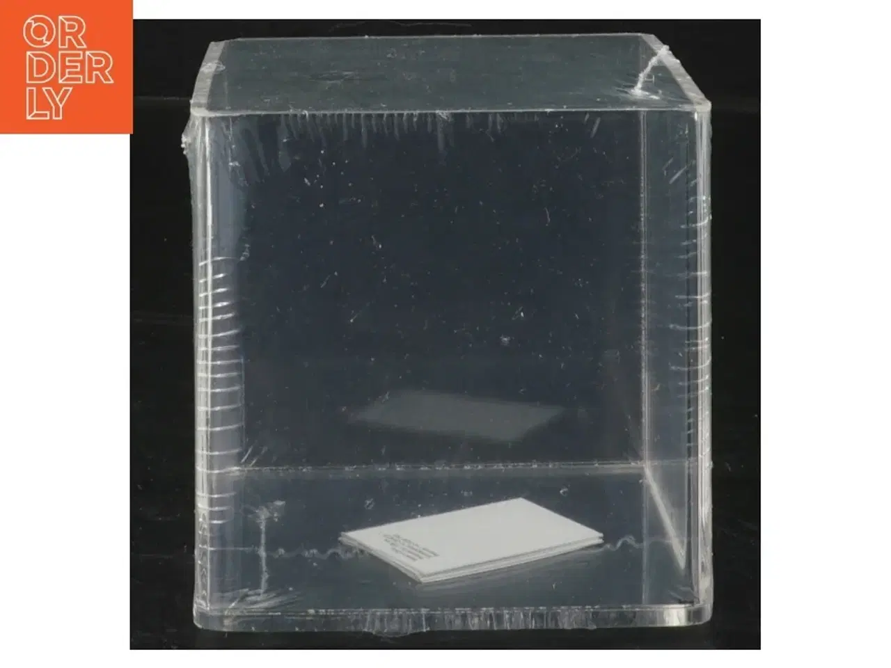 Billede 2 - Lille klar opbevaringsboks fra Jysk (str. 9x9x9 cm)