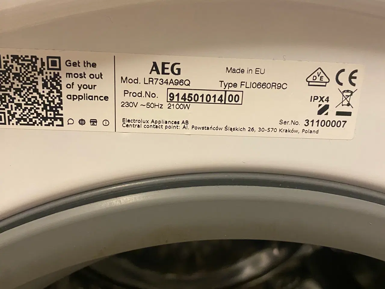 Billede 5 - AEG vaskemaskine