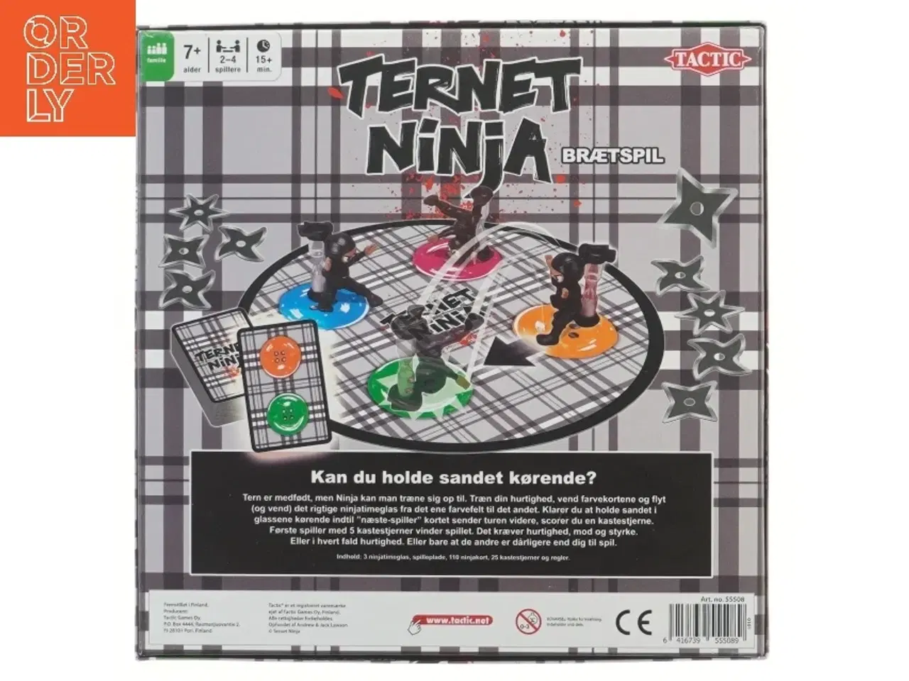 Billede 3 - Ternet Ninja brætspil fra Tactic (str. 25x25 cm)