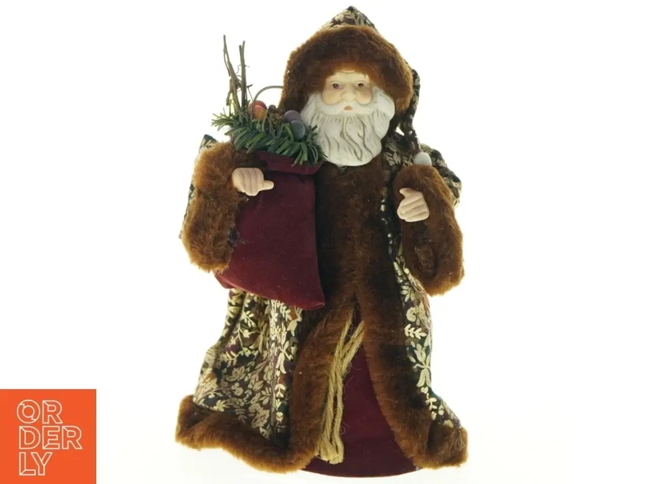 Billede 1 - Stof julemandsfigur (str. 25 cm)