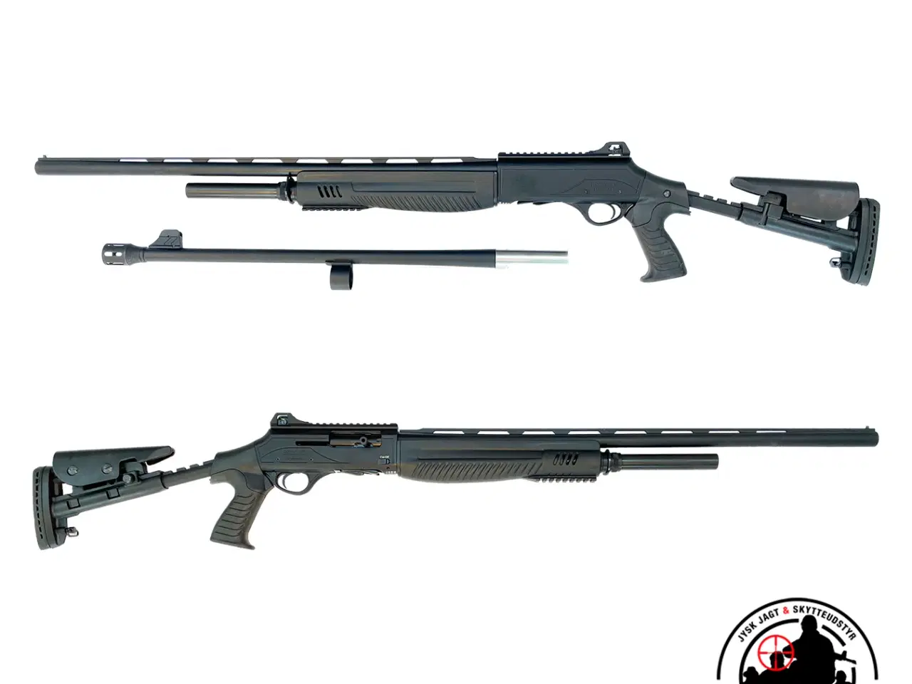 Billede 1 - Hatsan Escort MP-A m/Teleskopisk skæfte og 2 løb