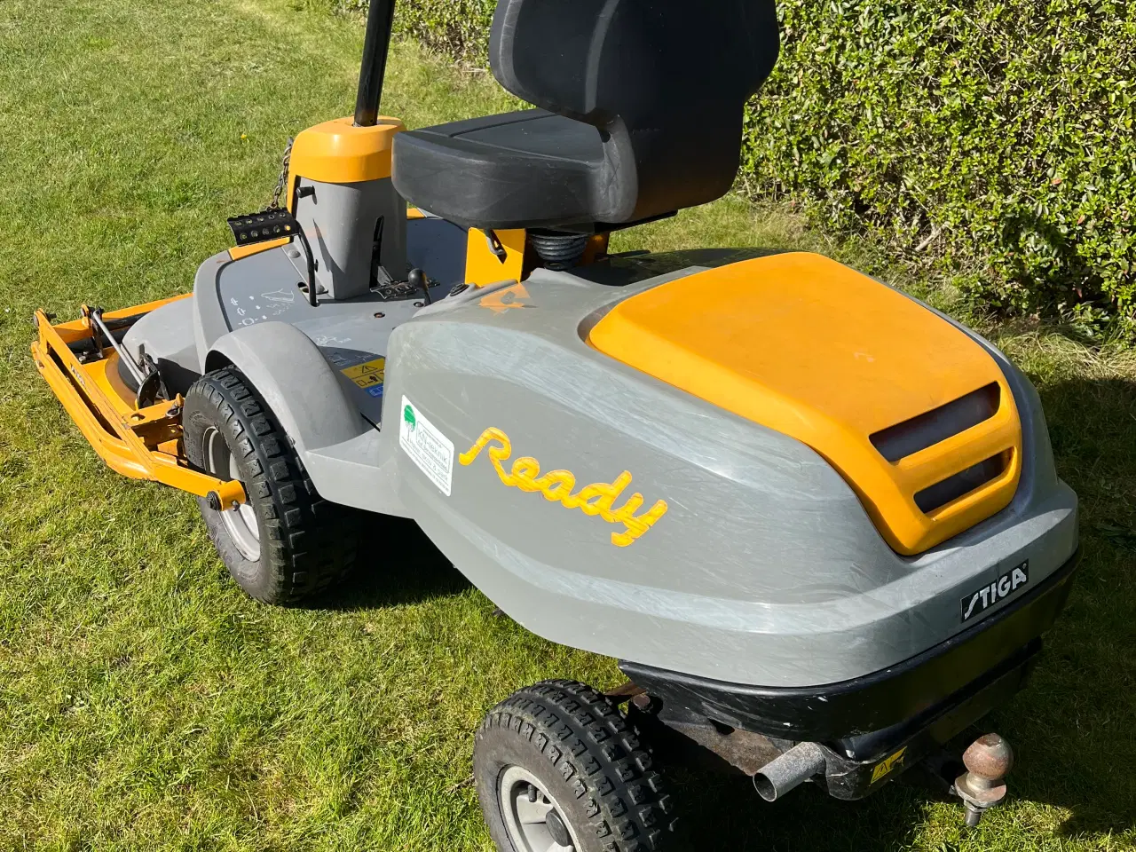 Billede 4 - Stiga Ready Havetraktor. Nyserviceret og i orden.