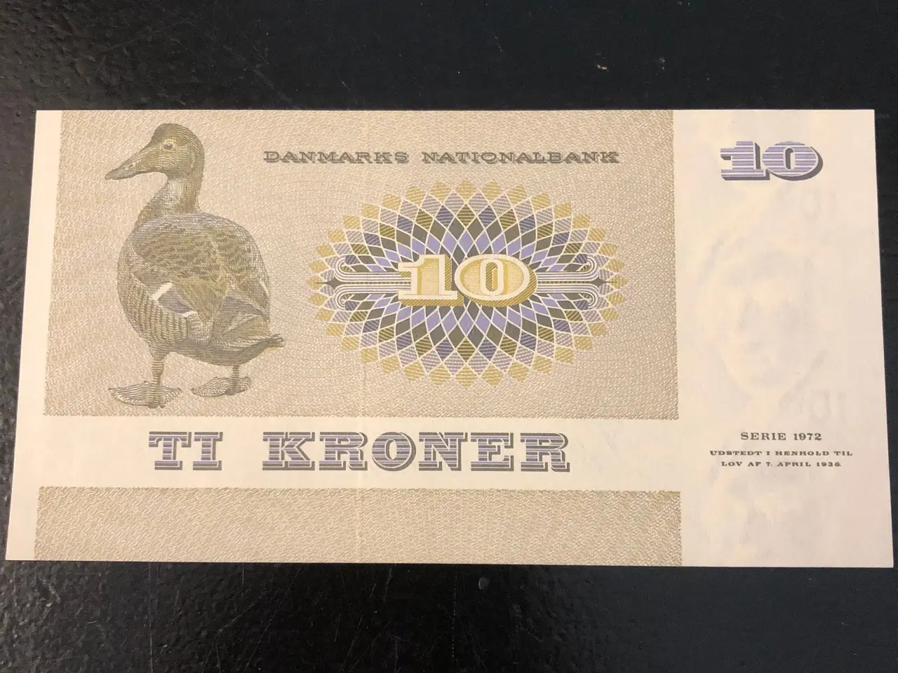 Billede 1 - 10 kroner seddel fra 1972