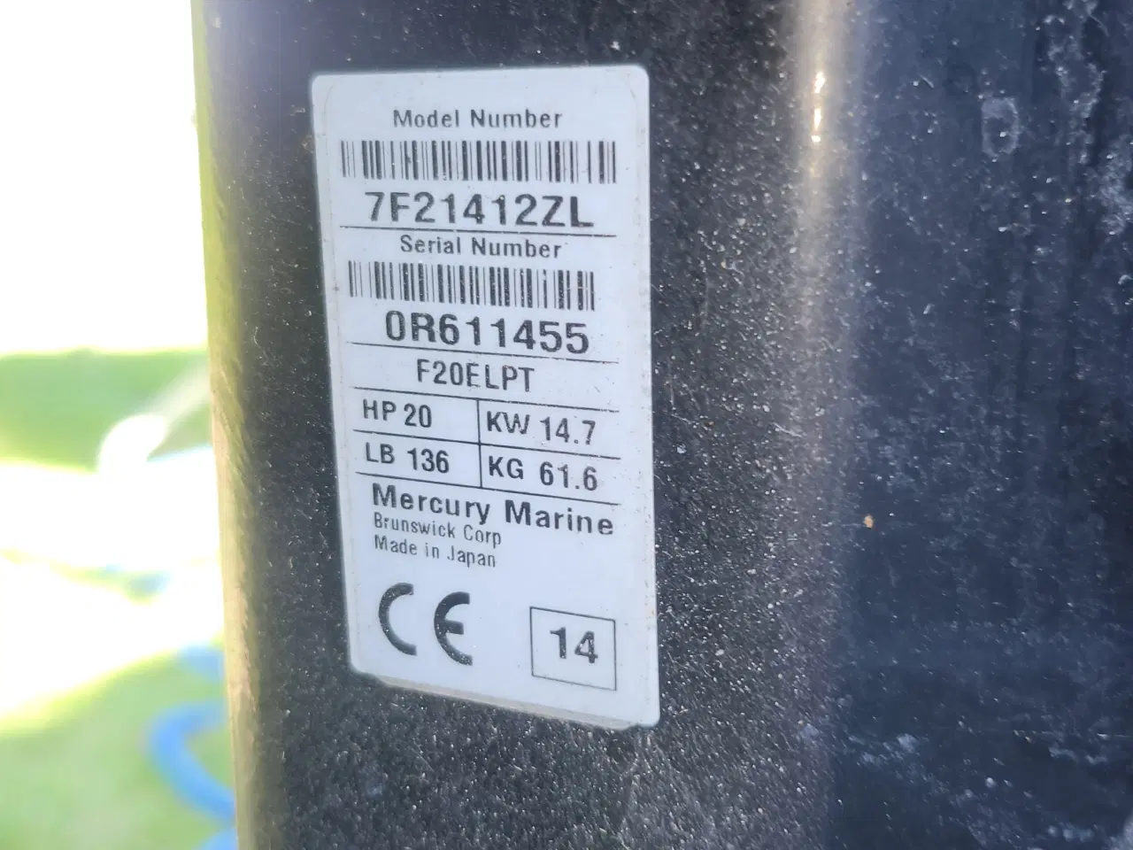 Billede 4 - Mariner 20 Hk. 4-takt. med elstart & Powertilt