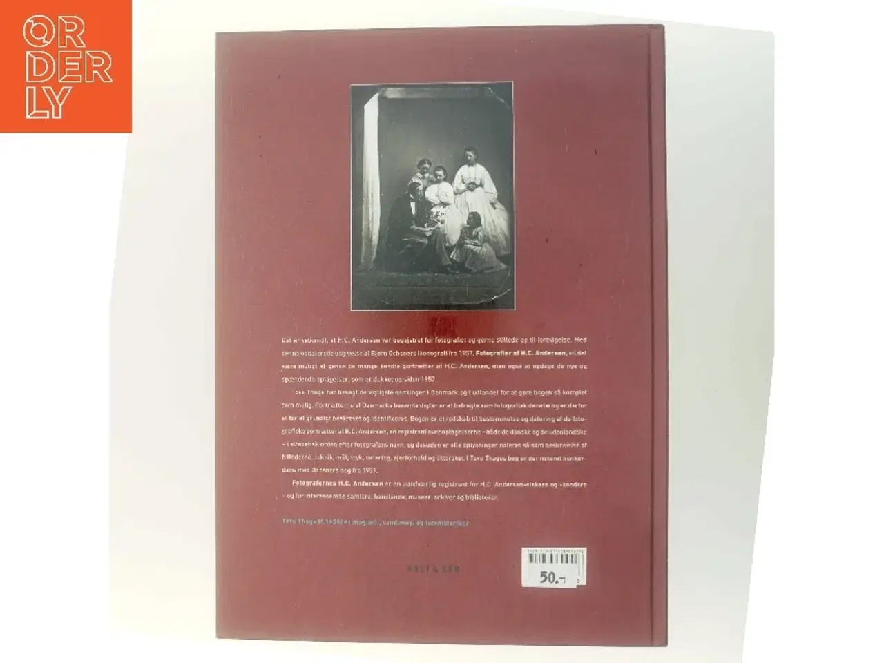 Billede 3 - Fotografernes H.C. Andersen : en ikonografi af Tove Thage (Bog)