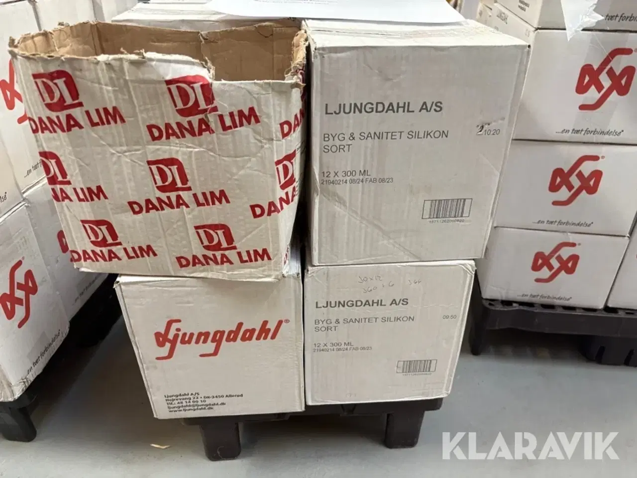 Billede 2 - Fugemasse Ljungdahl Byg og sanitet silikon sort 180 styk