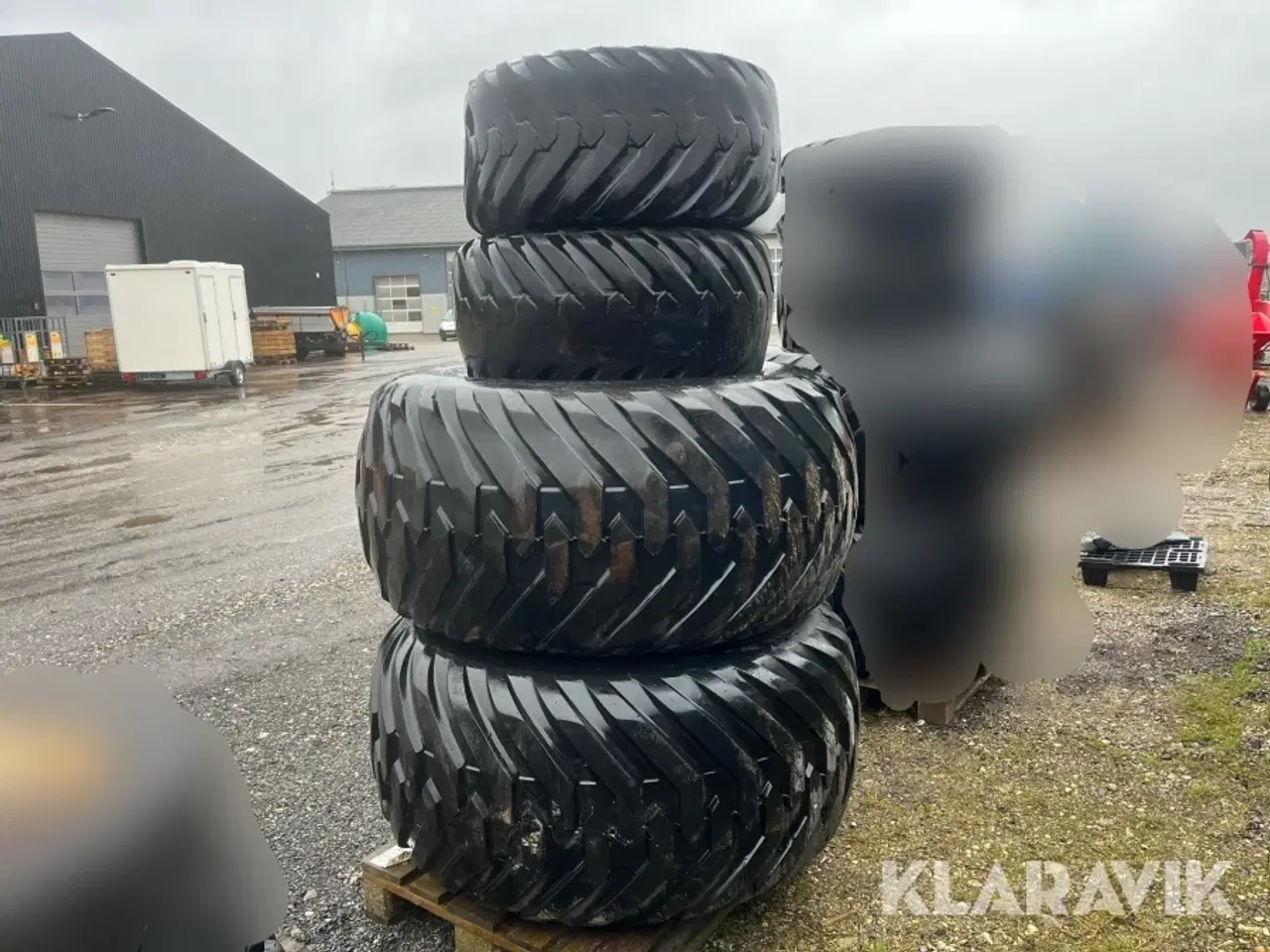 Billede 3 - Græsdæk med fælge 4 styk - fra New Holland TNF