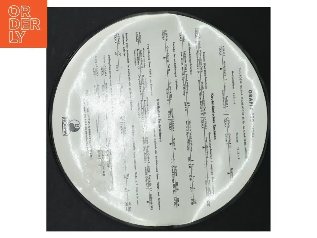Billede 7 - Norma Grafia 190 Regneskive (str. Ø. 19,5 cm)