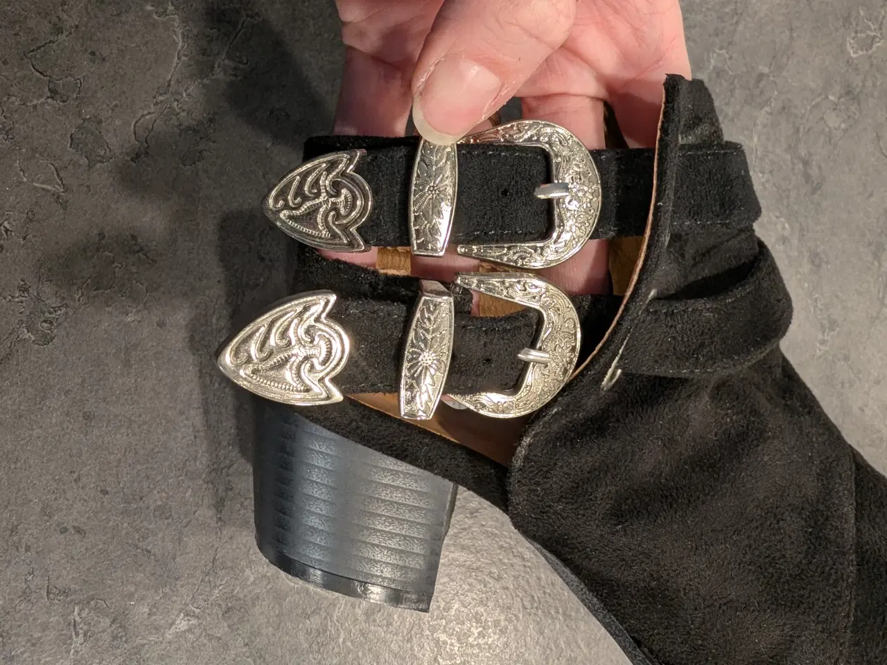 Billede 7 - Boohoo højhælede sandaler str. 36 sort