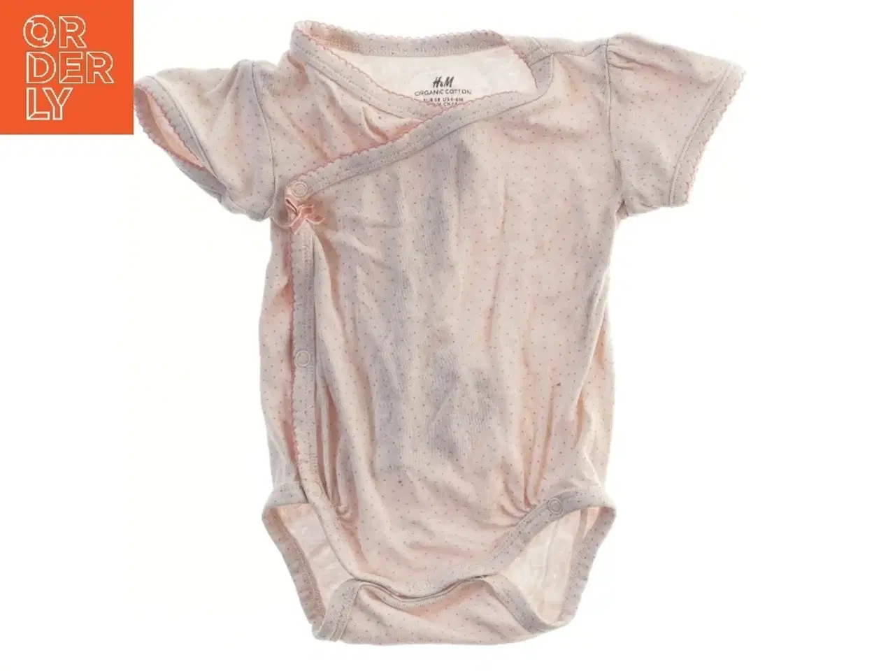 Billede 1 - Lyserød bodystocking til baby fra H&M (str. 68)