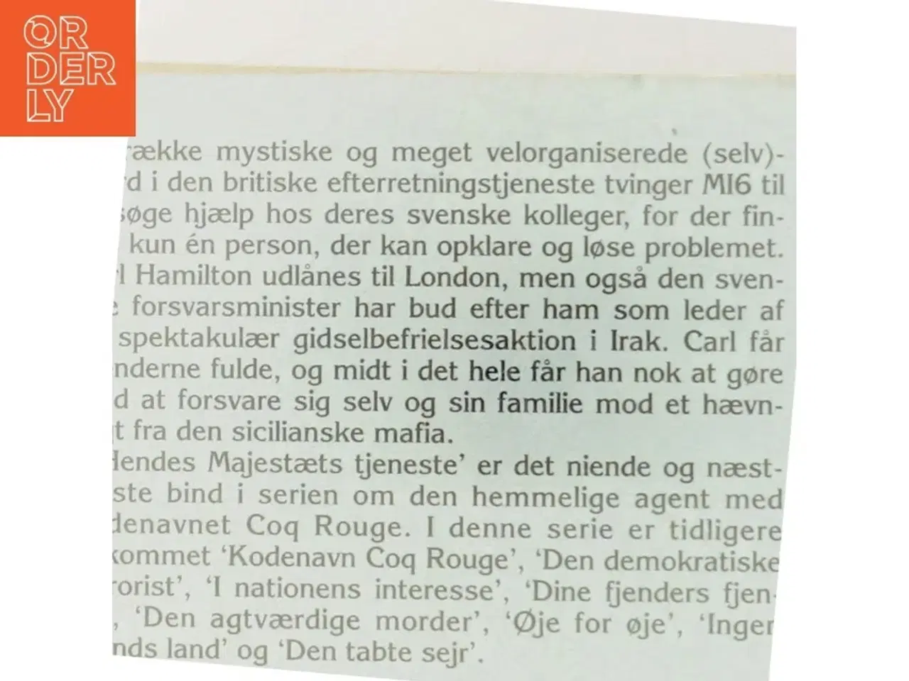 Billede 6 - I Hendes Majestæts tjeneste af Jan Guillou (Bog)