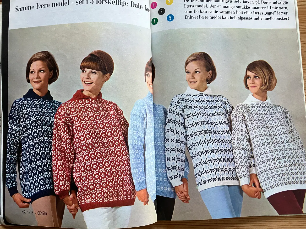 Billede 5 - Opskriftshæftet Færøstrik i Dale-garn.