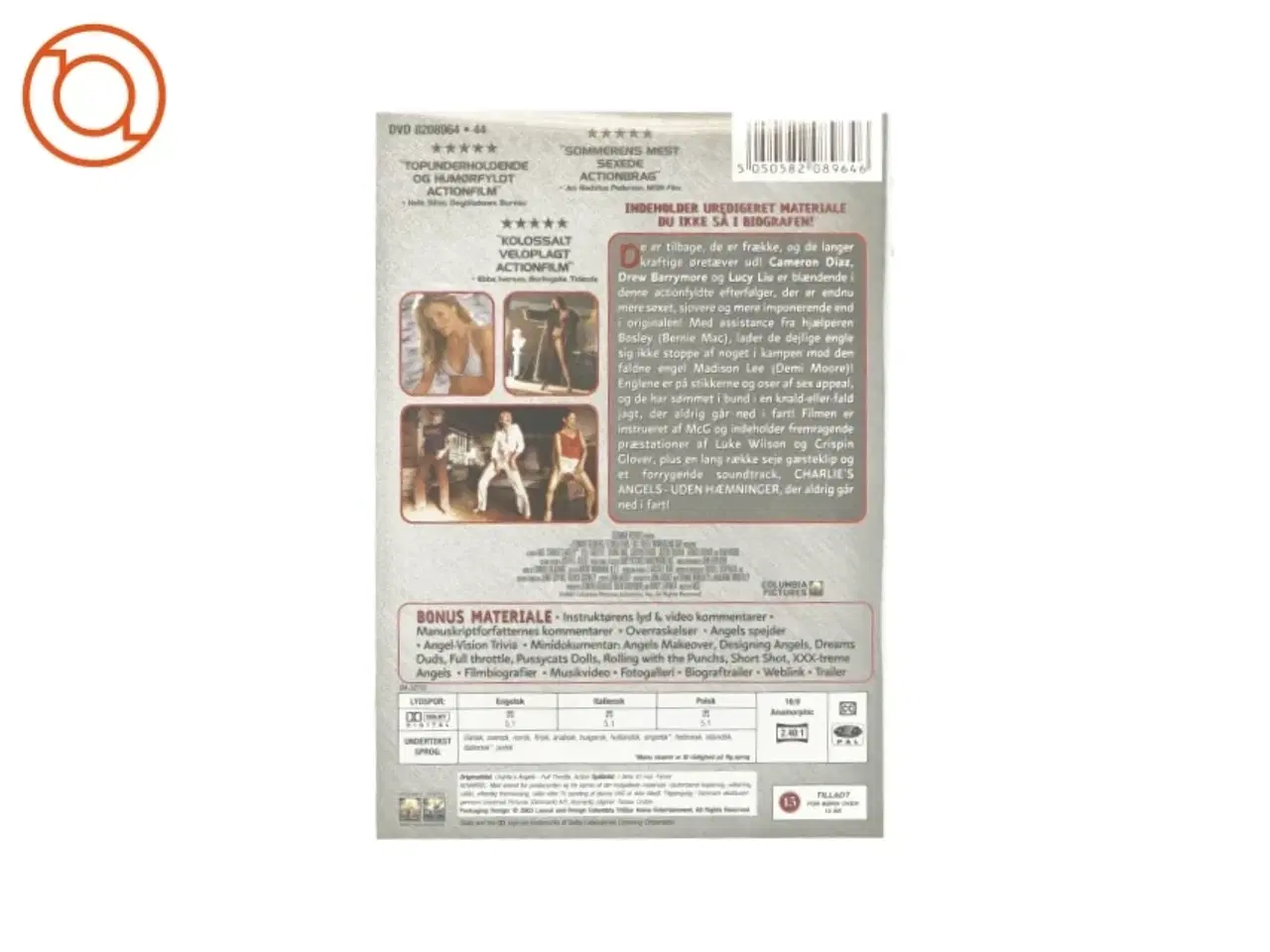 Billede 2 - Charlie's Angles uden hæmninger (dvd)