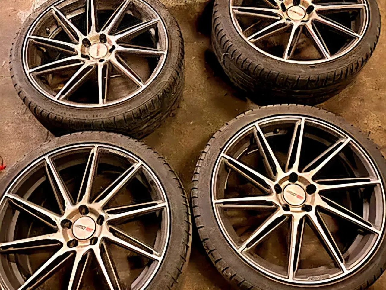 Billede 1 - Fede 20 tommer fælge 5x112 pp lidt sommerdæk 