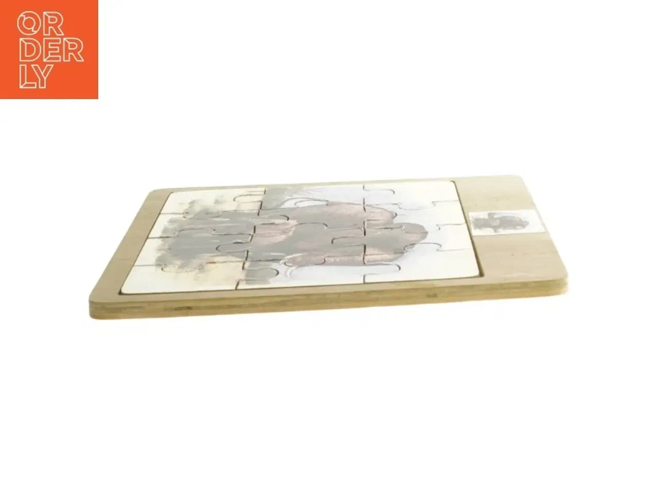 Billede 2 - Elefant-puslespil (str. 12 brikker)